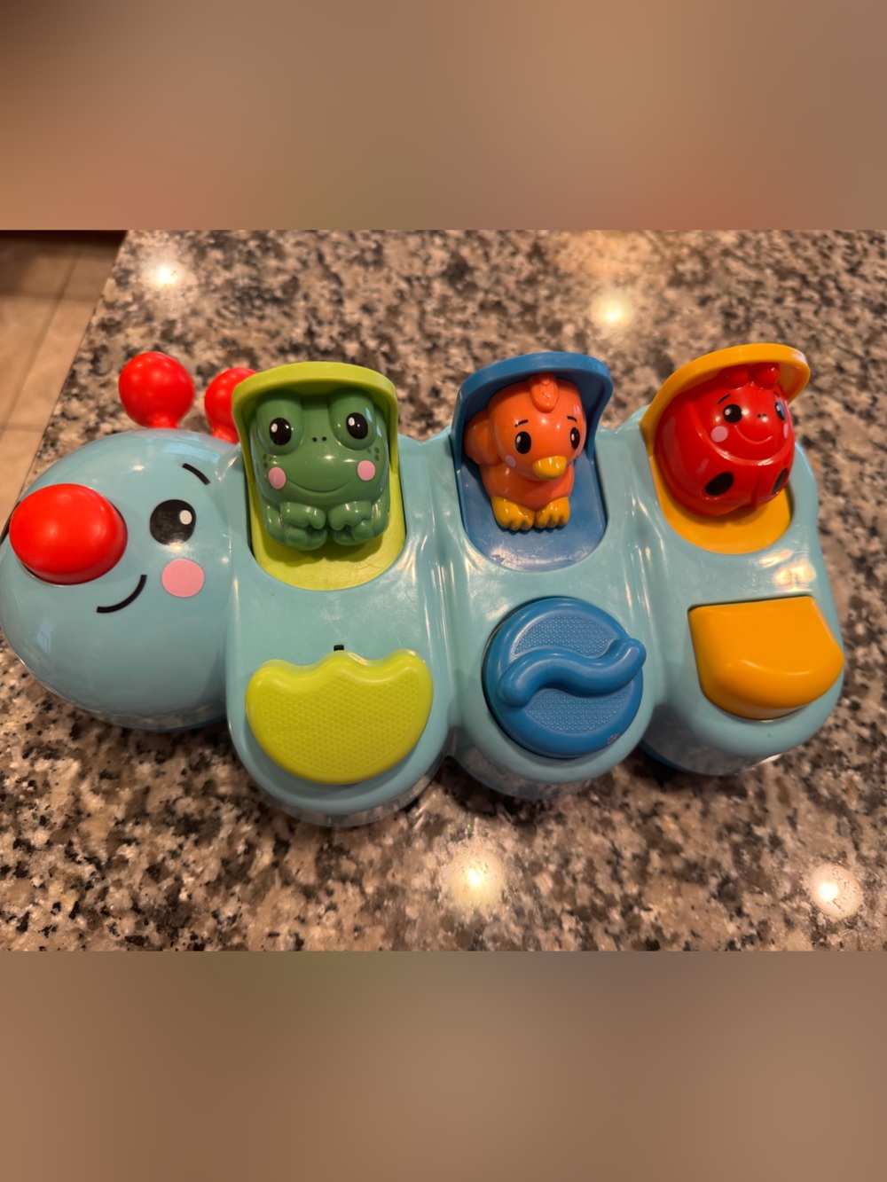 Blue Pop-Up Animal Toy for Kids - Interactive Bath & Play Fun